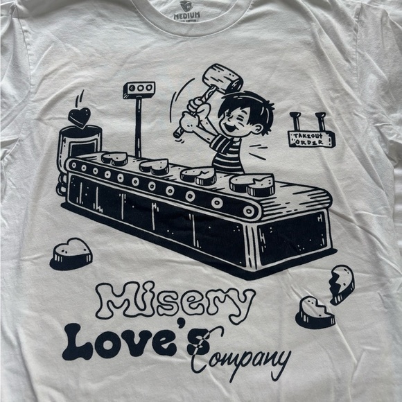 White Graphic Tee - Short Sleeve - Picture 2 of 5